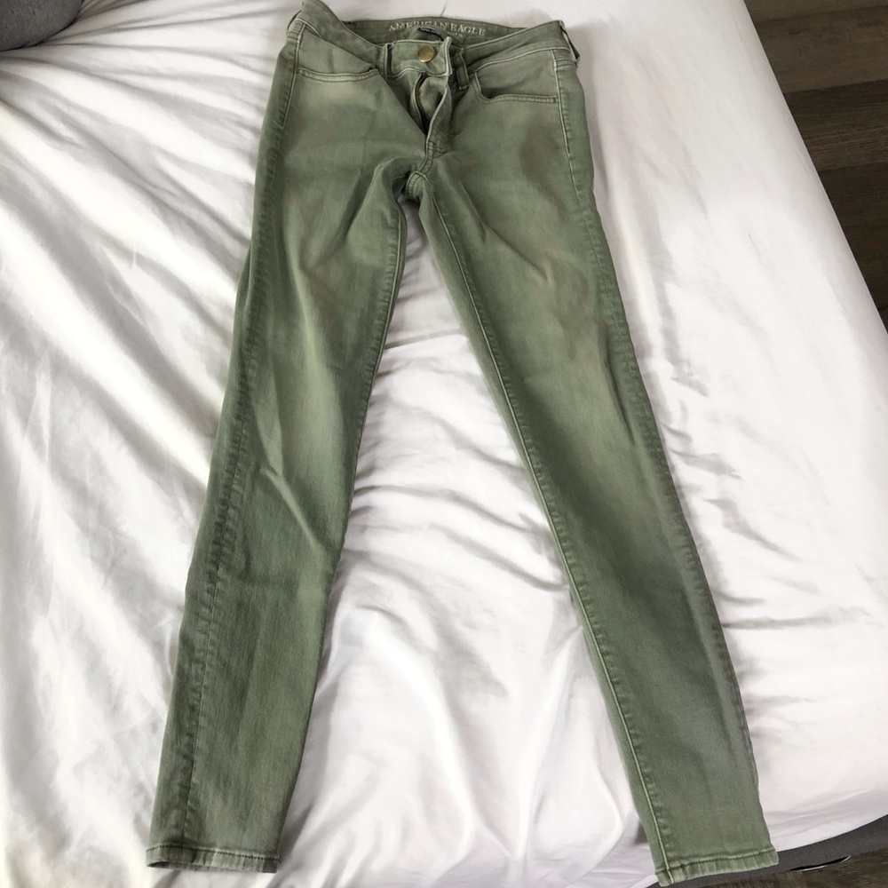 Army Green American Eagle Jeans